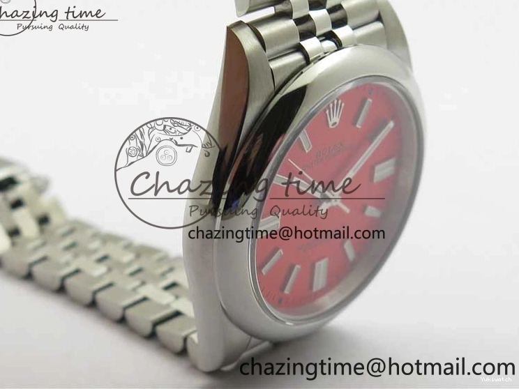 Bracelet Jubilee Dial SS A2813 Perpetual BP 41mm on Oyster Maker Best Red Edition 124300 0104